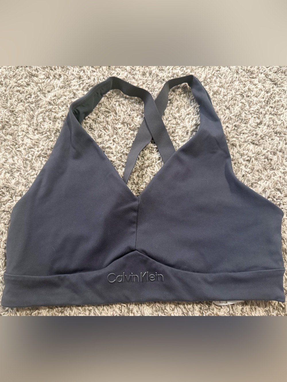 Calvin Klein Medium Impact Shorts Bra - Picture 1 of 3